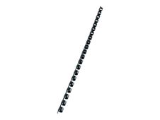 GBC CombBind - 100 anneaux de reliure en plastique - 8 mm - jusqu'à 45 feuilles - noir