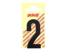 PICKUP LETTERING MONO Nobel - Zelfklevend etiket - voorgedrukt: 2 - matzwart