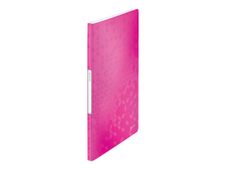 Leitz WOW - Porte vues - 20 vues - A4 - rose métallique