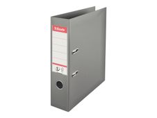 Esselte No.1 - classeur à levier - pour A4 - capacité : 500 feuilles - gris