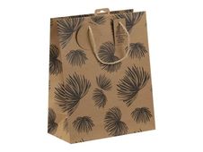 Clairefontaine - Sac cadeau kraft - essentiel noir - 26,5 cm x 14 cm x 33 cm