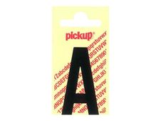 PICKUP LETTERING MONO Nobel - Zelfklevend etiket - voorgedrukt: A - matzwart