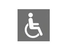 PICKUP Home - Teken - disabled - 90 x 90 mm - zelfklevend - acryl