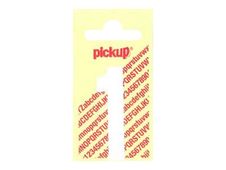 PICKUP LETTERING MONO Nobel - Zelfklevend etiket - voorgedrukt: 1 - mat wit