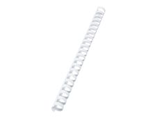 GBC CombBind - 100 anneaux de reliure en plastique - 19 mm - jusqu'à 165 feuilles - blanc