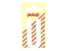 PICKUP LETTERING MONO Nobel - Zelfklevend etiket - voorgedrukt: U - mat wit