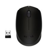 Logitech B170 - Muis - optisch - 3 knoppen - draadloos - 2.4 GHz - USB draadloze ontvanger - zwart