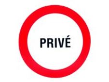 PICKUP - Teken - private - rond - 300 mm (diameter) - polystyreen