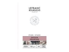 Lefranc Bourgeois Studio - Bloc de papier à dessin - A5 - 50 feuilles