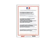 PICKUP - Veiligheidsaffiche - minors protection - 230 x 300 mm - te bevestigen aan wand - polystyreen