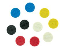 Nobo aimant - 1,3 cm de diamètre - variée (pack de 10)