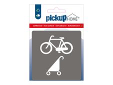 PICKUP Home - Teken - bike / stroller - 90 x 90 mm - zelfklevend - acryl