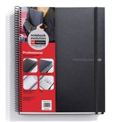 Miquelrius The Original Professional - Notitieboek - met spiraal gebonden - A5 (148 x 210 mm) - 120 vellen / 240 pagina's - van ruiten voorzien - polypropyleen (PP)