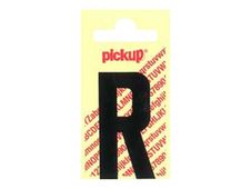 PICKUP LETTERING MONO Nobel - Zelfklevend etiket - voorgedrukt: R - matzwart