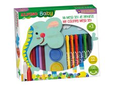 Alpino Baby My Coloring Mega Set - Crayon, marker and paint set - niet permanent (pak van 22)