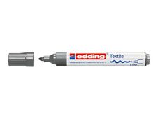 edding 4500 textile - Marker - voor textiel - grijs - pigmentinkt op waterbasis - 2-3 mm