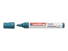 edding 4500 textile - Marker - voor textiel - oosters blauw - pigmentinkt op waterbasis - 2-3 mm