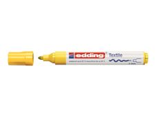 edding 4500 textile - Marker - voor textiel - neon geel - pigmentinkt op waterbasis - 2-3 mm