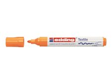 edding 4500 textile - Marker - voor textiel - fluorescerend oranje - pigmentinkt op waterbasis - 2-3 mm