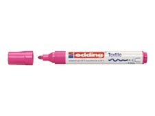 edding 4500 textile - Marker - voor textiel - fluorescerend violet - pigmentinkt op waterbasis - 2-3 mm