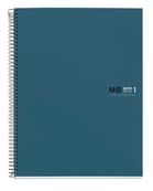 Miquelrius The Original - Notitieboek - met spiraal gebonden - A5 (148 x 210 mm) - 80 vellen / 160 pagina's - van lijnen voorzien - 2 gaten - oceaan - karton