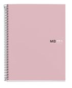 Miquelrius The Original - Notitieboek - met spiraal gebonden - A4 (210 x 297 mm) - 80 vellen / 160 pagina's - van lijnen voorzien - zand - karton bedekt met papier en plastic