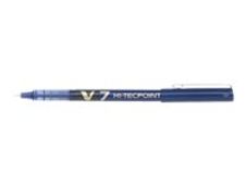 Pilot Hi-Tecpoint V7 - Rollerbalpen - blauw - 0.7 mm - gemiddeld - pak van 12