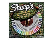 Sharpie OKO - marker - zwart, rood, blauw, groen, geel, bruin, magenta, turquoise, perzik, luchtblauw, paars, ijsblauw, limoen, mint, leigrijs, marineblauw, beenwarmer-oranje, banaanclip-geel, elektrisch roze, nano-blauw, optisch oranje, bosbes (pak van 3