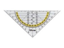 Westcott - driehoek - 14 cm - transparant