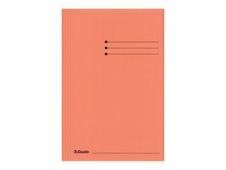 Esselte - map met 3 flappen - Folio - voor 200 vellen - oranje (pak van 50)