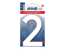 Pickup Home 3D Rio 100 - teken - nummer - 2 - 100 mm (hoogte) - acryl - wit