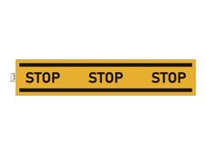 Exacompta waarschuwingstape - pijl - 960 x 250 mm - polyvinyl chloride (PVC) / vinyl - geel