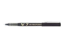 Pilot Hi-Tecpoint V7 - Rollerbalpen - zwart - 0.7 mm - gemiddeld
