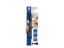 STAEDTLER Lumocolor 350 - Marqueur permanent - pointe biseau - noir