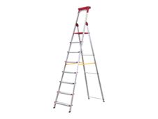 Escabeau - 8 marches - porte-outils fermant