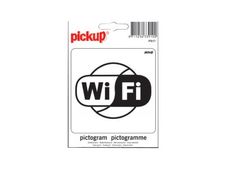 PICKUP - Teken - wifi-zone - vierkant - 100 x 100 mm - zelfklevend - vinyl
