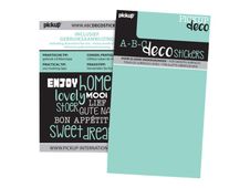 PICKUP deco Anna - Zelfklevend etiket - voorgedrukt: L - wit