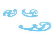 STAEDTLER Mars - Afrondingsmal - transparant blauw - plastic