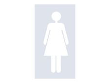 Pickup Home 3D - Pictogramme Femme - blanc