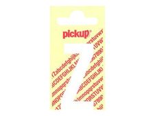 PICKUP LETTERING MONO Nobel - Zelfklevend etiket - voorgedrukt: Z - mat wit