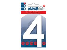 Pickup Home 3D Rio 100 - teken - nummer - 4 - 100 mm (hoogte) - acryl - wit