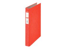 Esselte Rainbow - classeur à anneaux - pour A4 - capacité : 190 feuilles - rouge