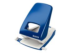 Leitz 5138 - perforator - 40 vellen - 2 gaten - metaal - blauw