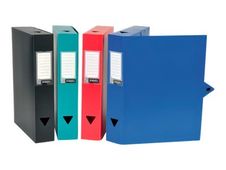 Viquel - Boîte de classement plastique - dos 100 mm - disponible dans différentes couleurs
