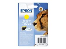 Epson T0714 Guépard - jaune - cartouche d'encre originale