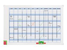 Nobo Performance - Planning hebdomadaire magnétique - effaçable à sec - 90 x 60 cm