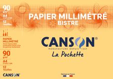 CANSON La Pochette millimétré - grafiekpapier