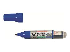 Pilot V Supercolor Begreen - Marker - permanent - blauw - 1-3 mm - gemiddeld