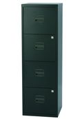 MT Economic PFA4 - Verticale opbergkast - 4 lades - zwart