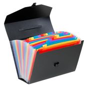 Viquel Rainbow Class - Uitbreidende map - 26 compartimenten - 24 onderdelen - met tabbladen